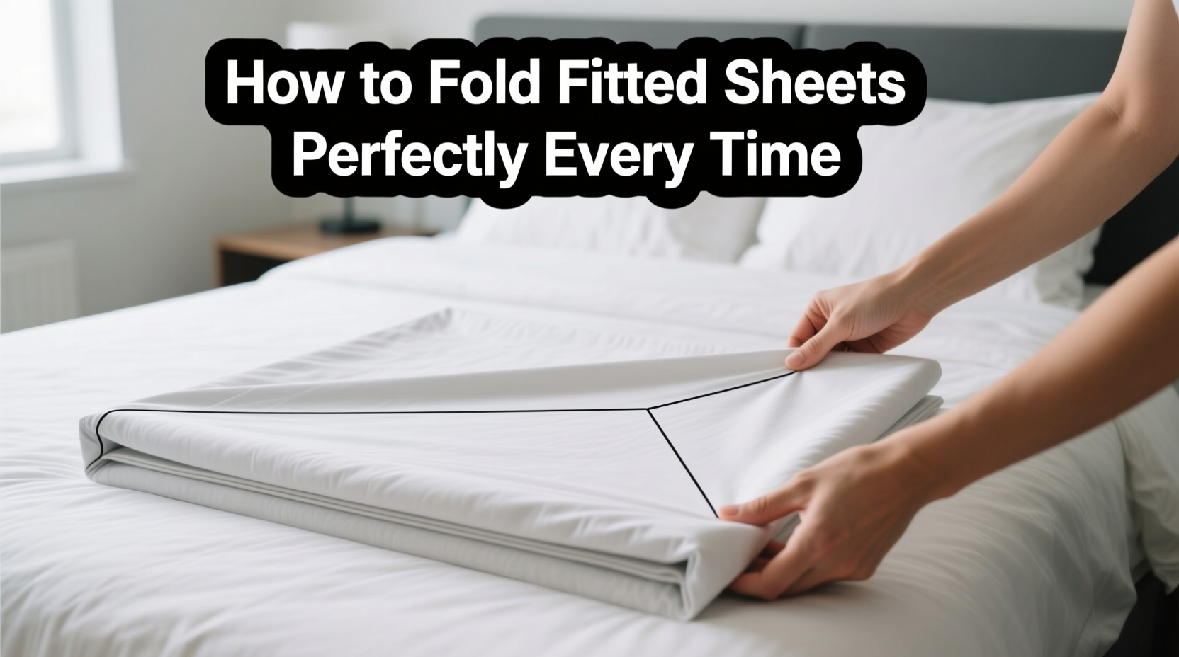 how to fold fitted sheets perfectly every time step by step