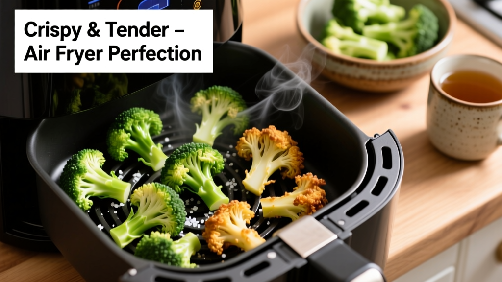 How to Cook Broccoli in an Air Fryer Oven (Crispy & Tender)