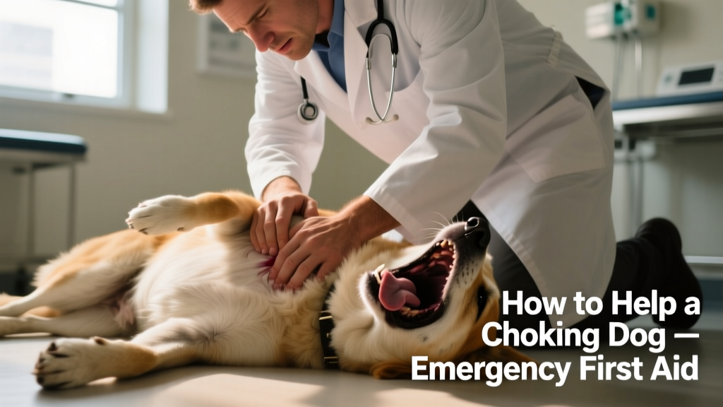 How To Help a Choking Dog in an Emergency