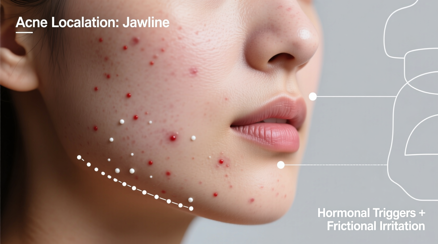 why does my skin breakout only on my jawline and how to prevent it