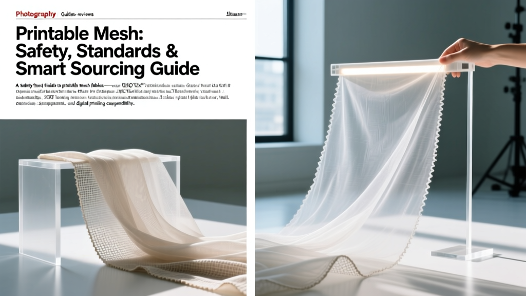 Printable Mesh: Safety, Standards & Smart Sourcing Guide