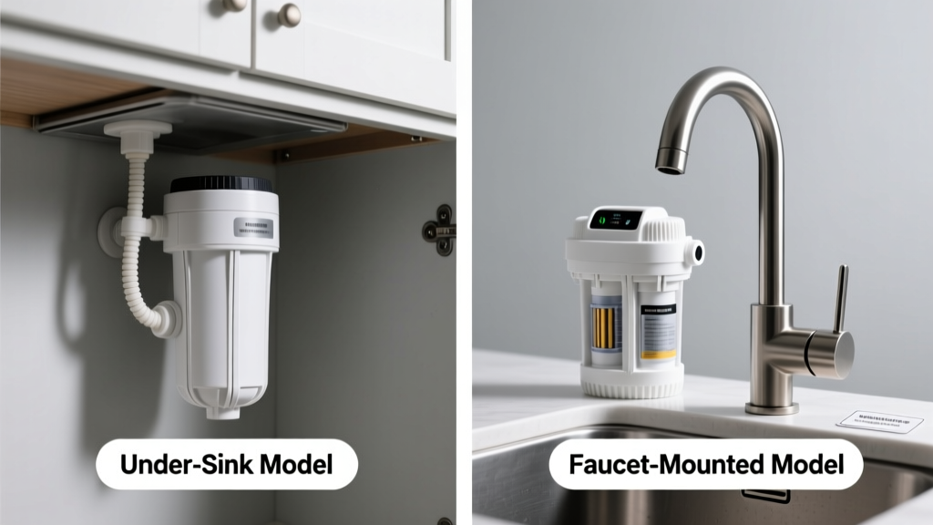 Under Sink vs Faucet Water Filter: Which Fits Your Kitchen?