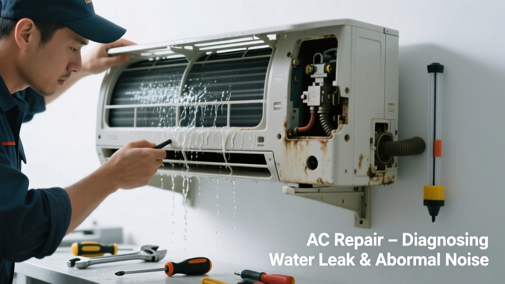Fix AC Leaking Water and Making Unusual Noises
