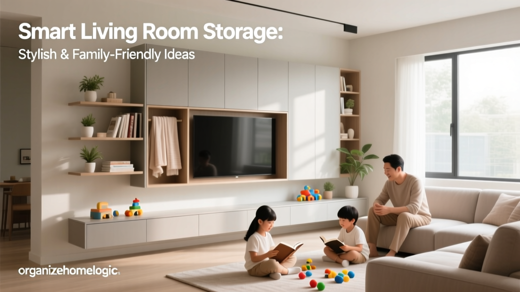 Smart Living Room Storage: Stylish & Family-Friendly Ideas