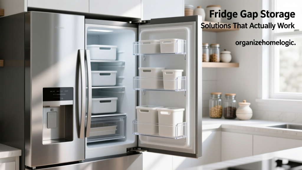 Fridge Gap Storage Solutions That Actually Work