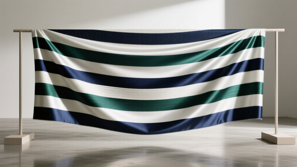 Striped Taffeta: The Engineered Luxury of Precision Weaving