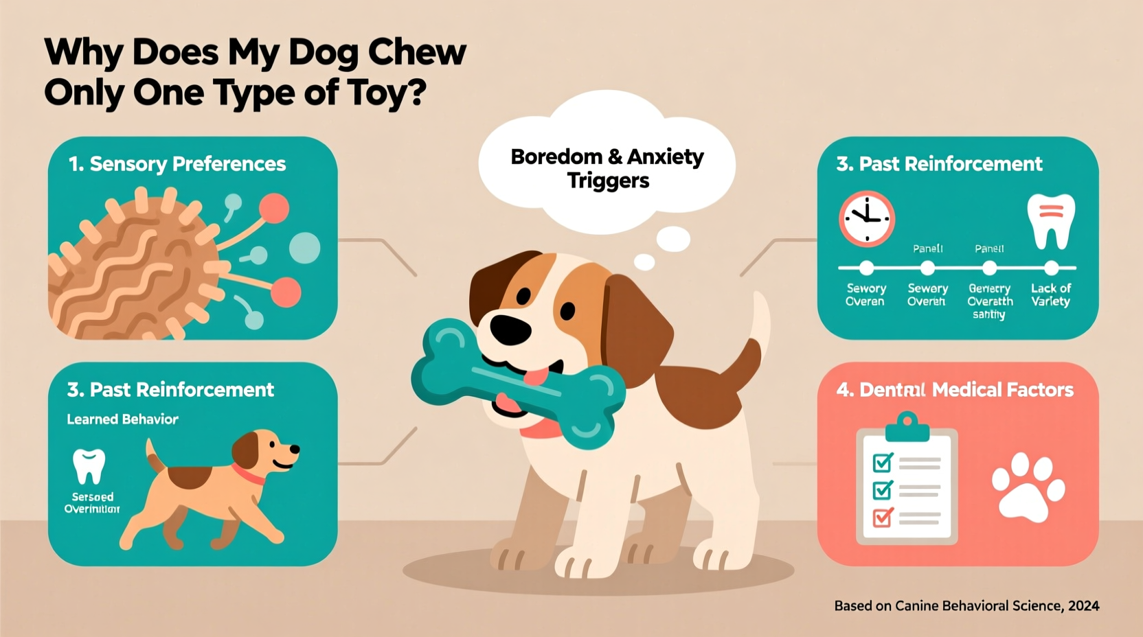why does my dog chew only one type of toy behavioral insights and solutions