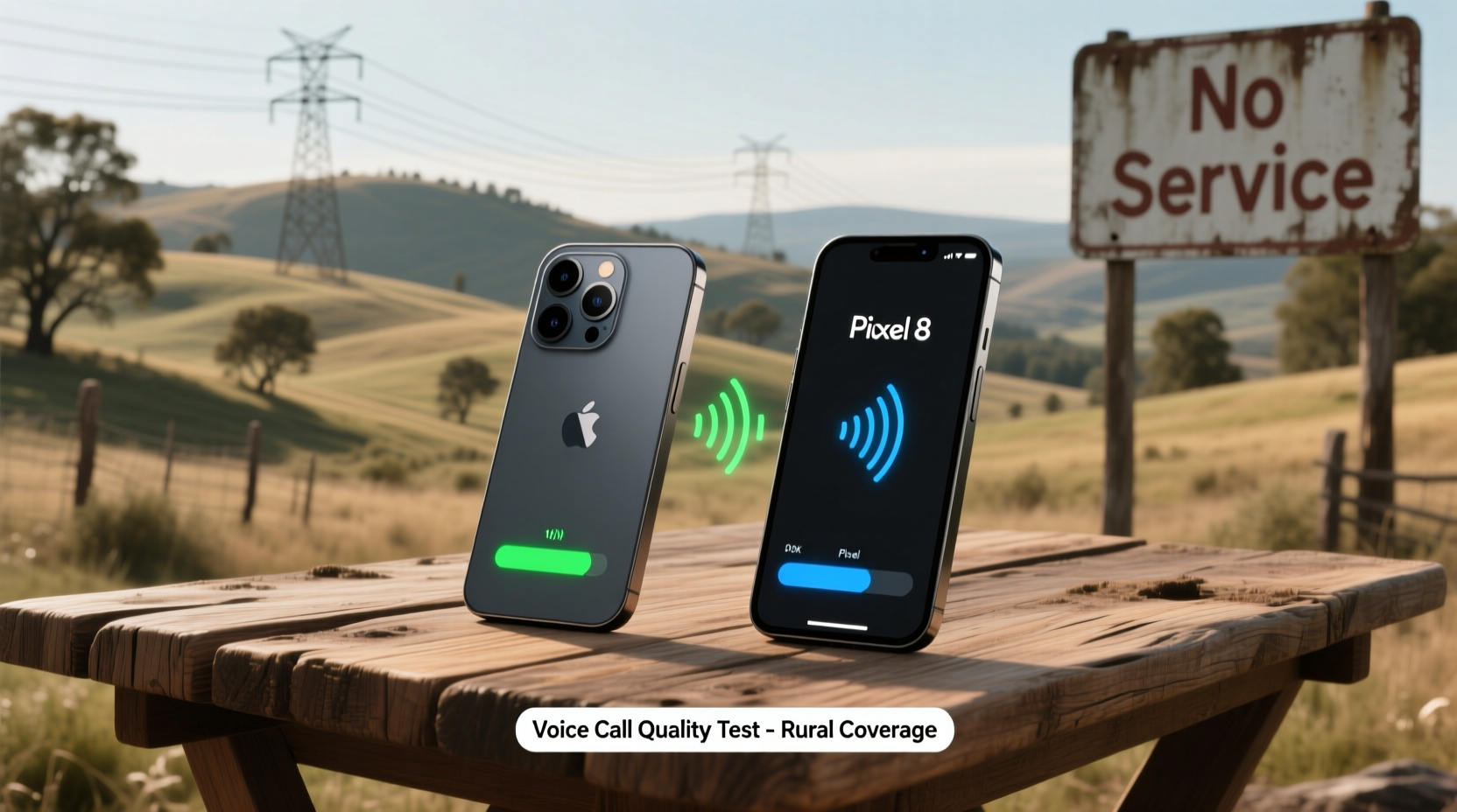 iphone 15 vs pixel 8 which has better voice call quality in rural areas