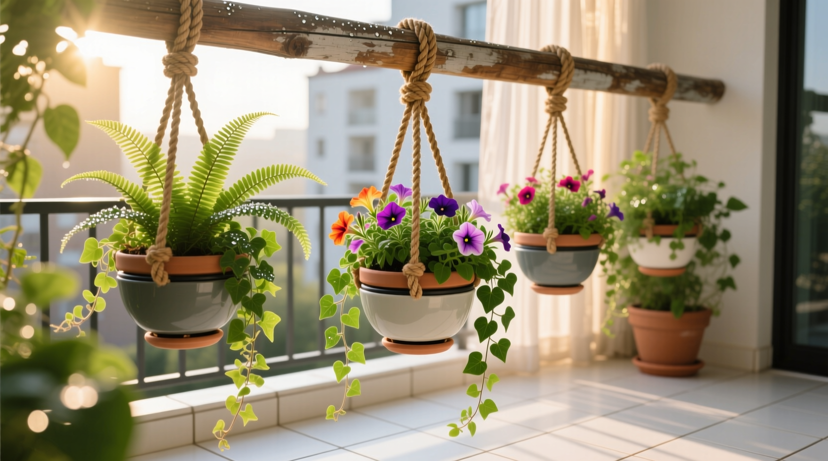 self watering hanging baskets
