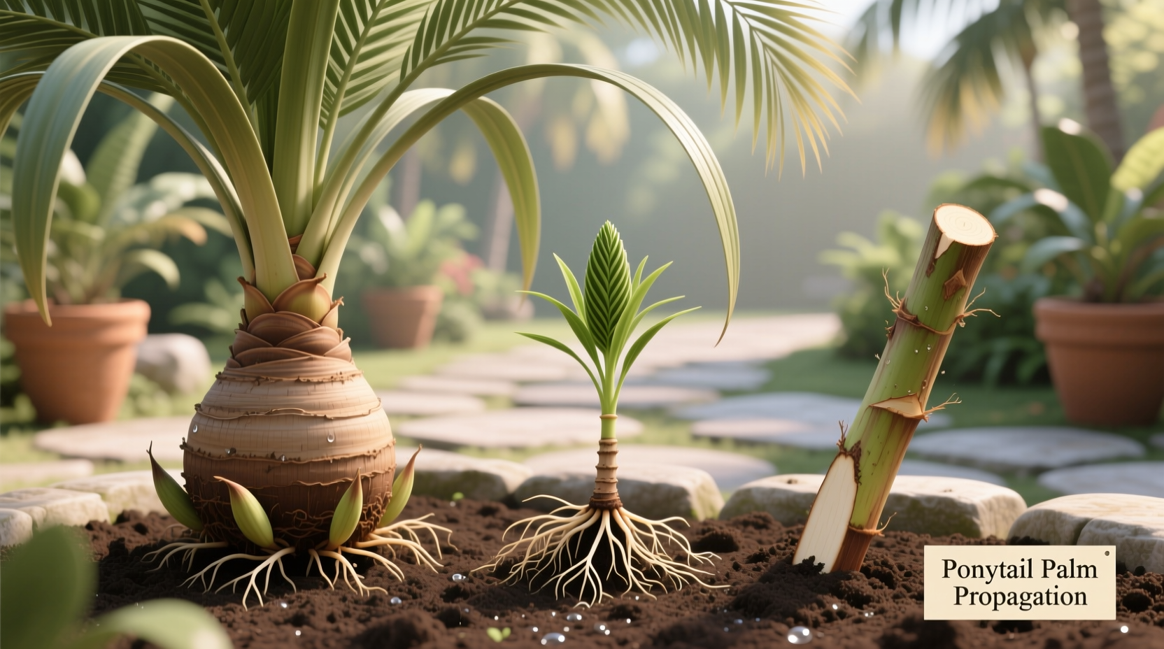 how to propagate ponytail palm