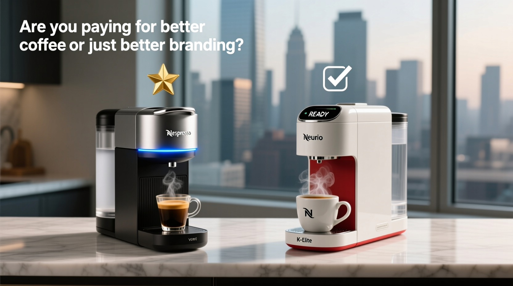 nespresso vs keurig are you paying for better coffee or just better branding
