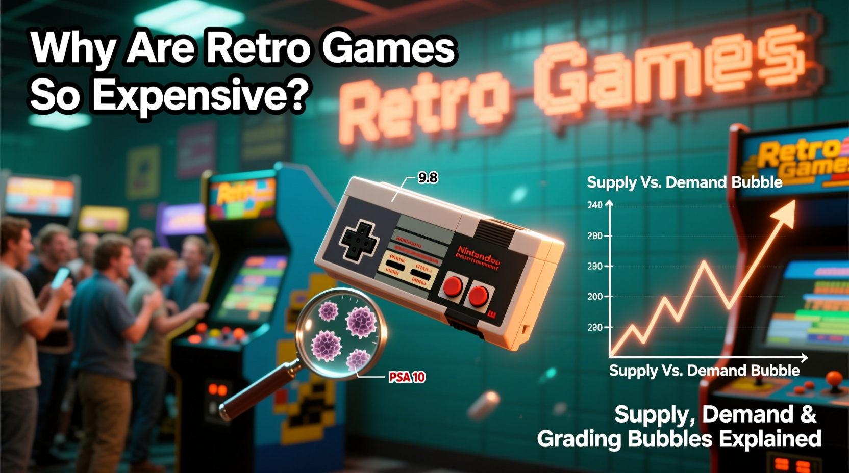 why are retro games so expensive supply demand and grading bubbles explained