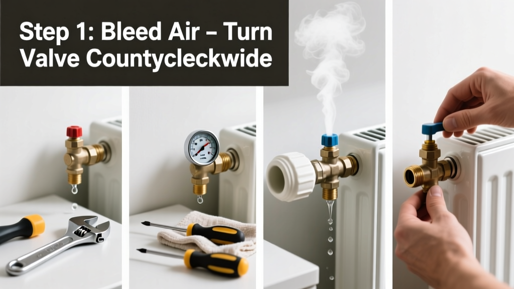 Fixing a Radiator That’s Cold & Noisy: Step-by-Step