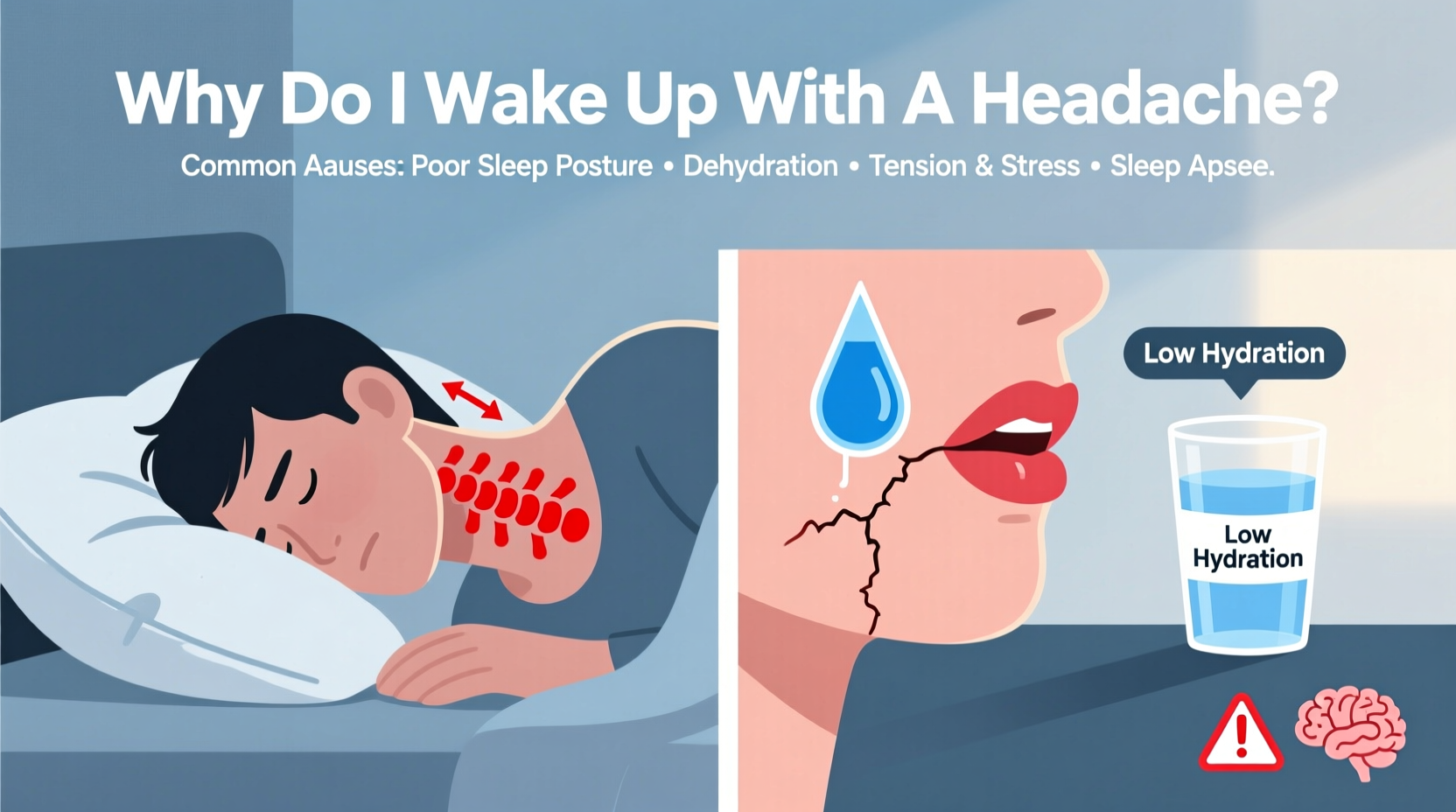 Why Do I Wake Up With A Headache Common Causes From Posture To Hydration