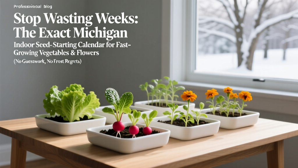 Michigan Indoor Seed-Starting Calendar (2026)