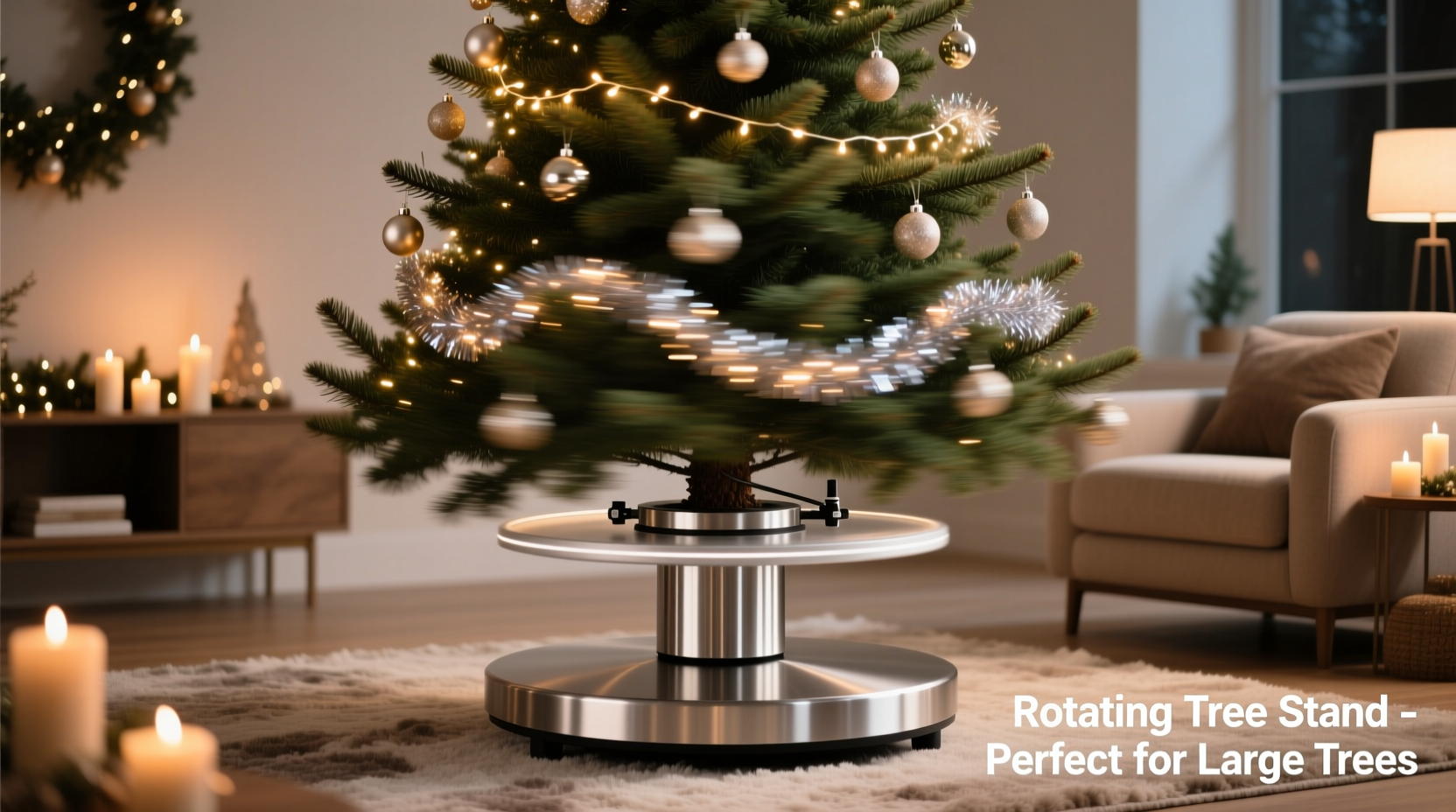 is a rotating christmas tree stand worth investing in for larger trees
