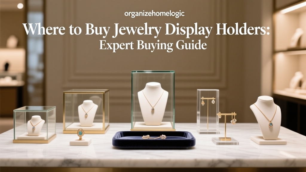 Where to Buy Jewelry Display Holders: Expert Buying Guide