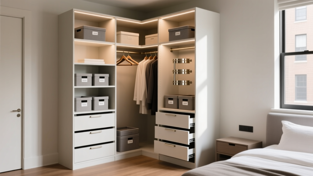Design a Corner Closet System: Smart, Space-Saving Tips