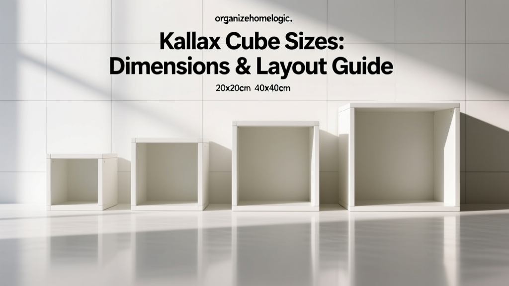 Kallax Cube Sizes: Dimensions & Layout Guide