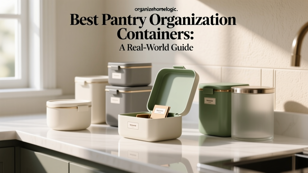 Best Pantry Organisation Containers: A Real-World Guide