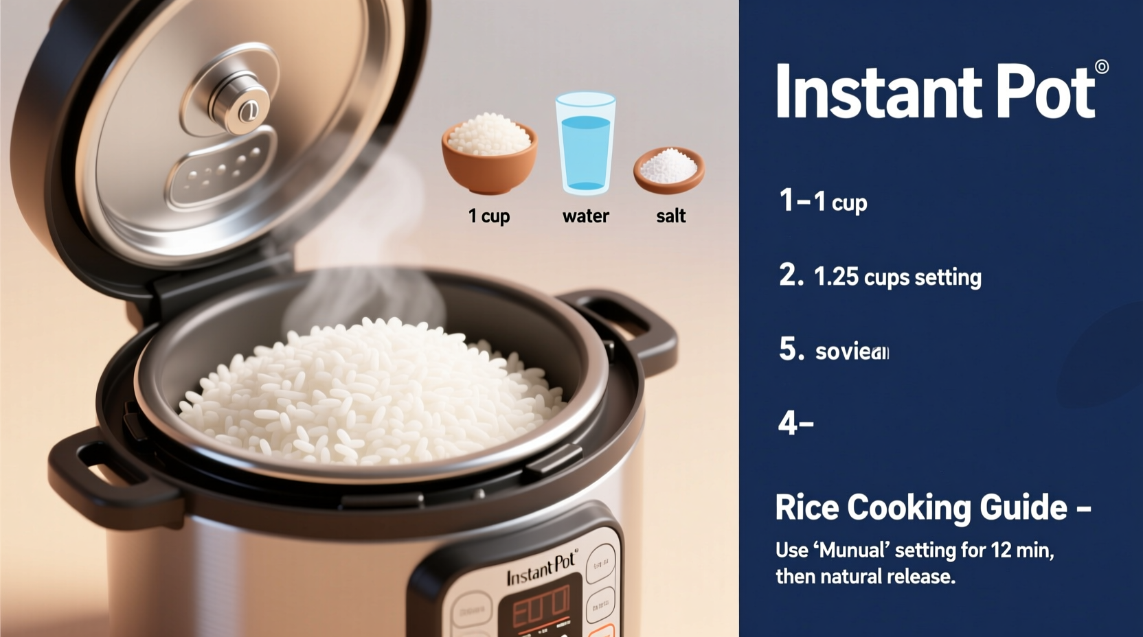 how to cook rice in the instant pot