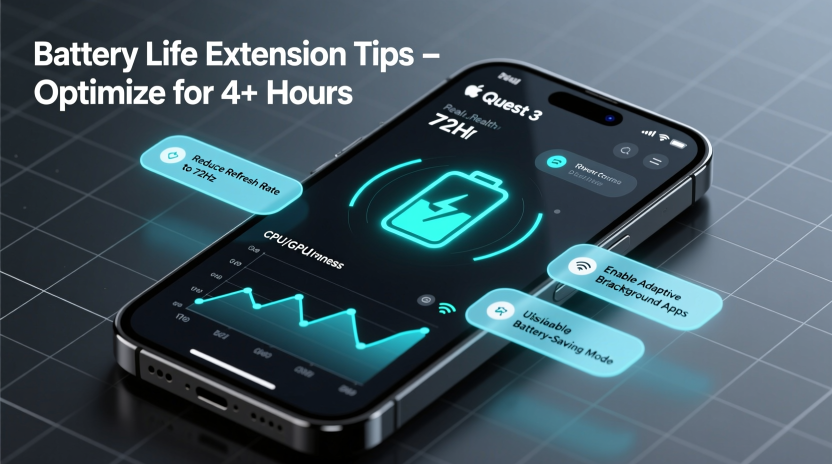 how to extend quest 3 battery life during long vr sessions