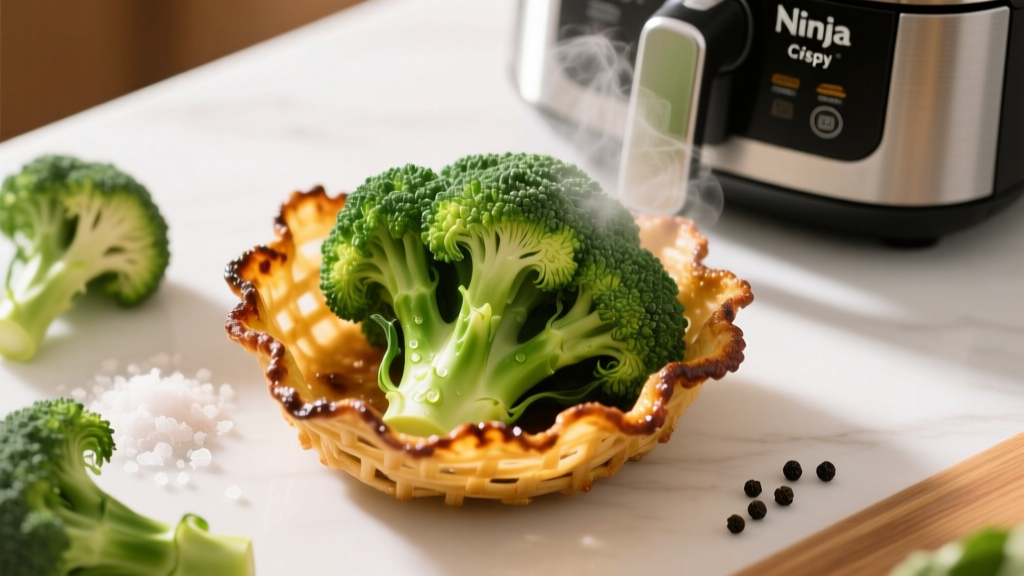 Crispy Ninja Foodi Broccoli: Air Crisp Perfectly