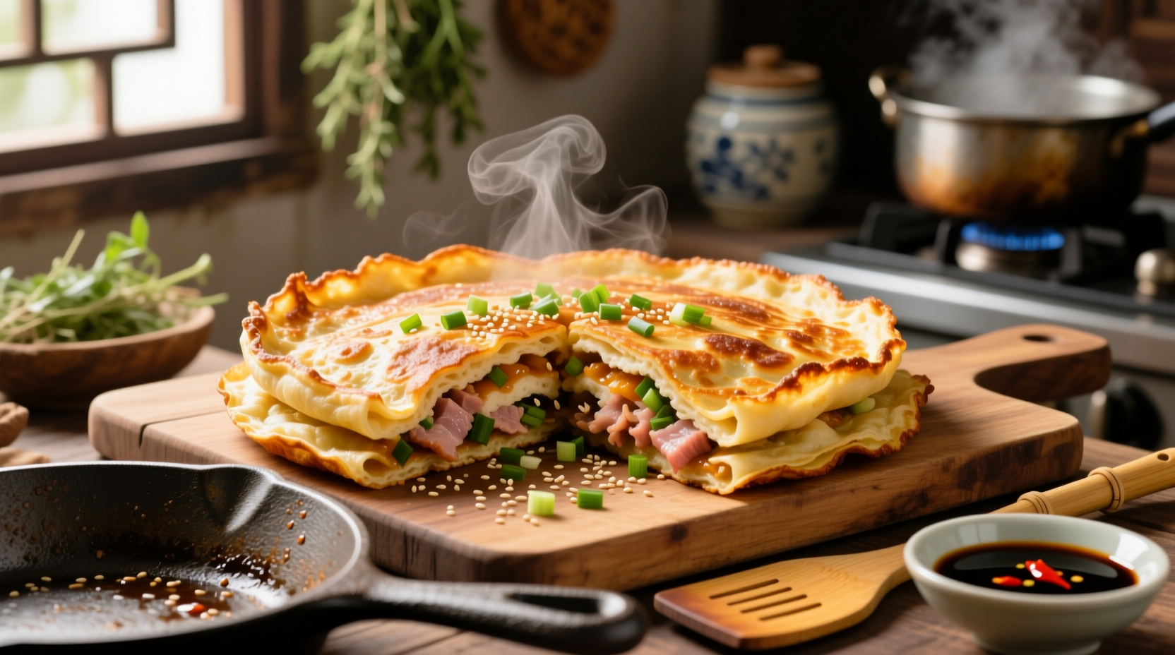 why not make savory pancakes