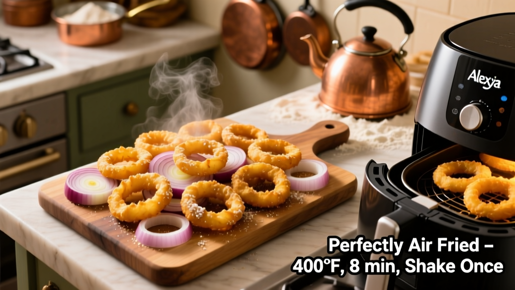How to Air Fry Alexia Onion Rings Perfectly