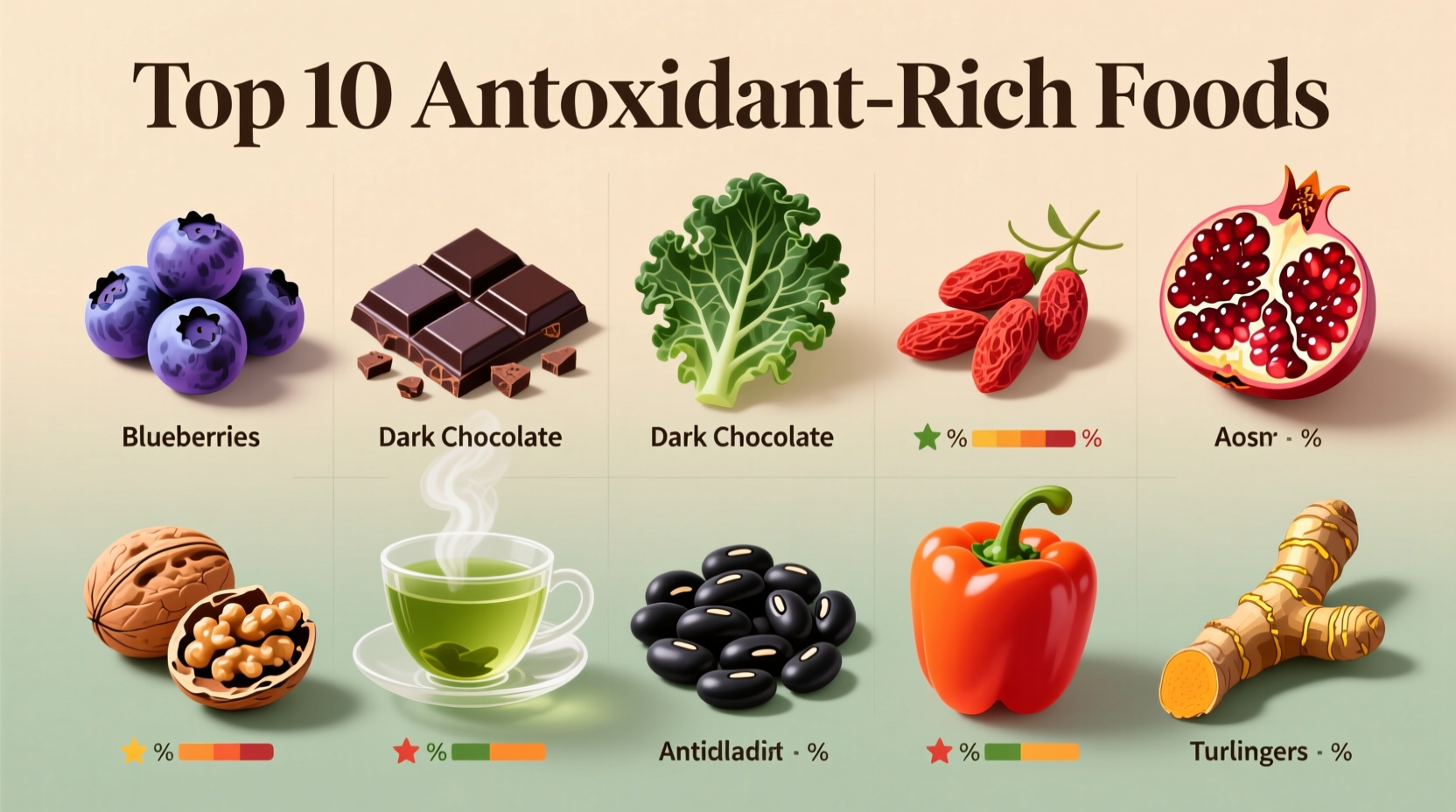 what foods are high in antioxidants