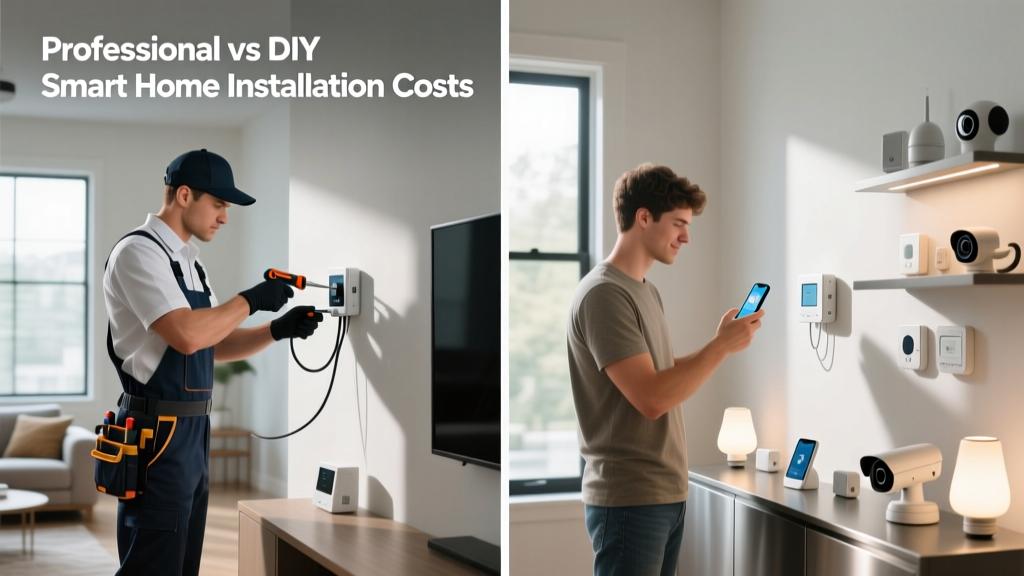 Professional vs DIY Smart Home Installation Costs