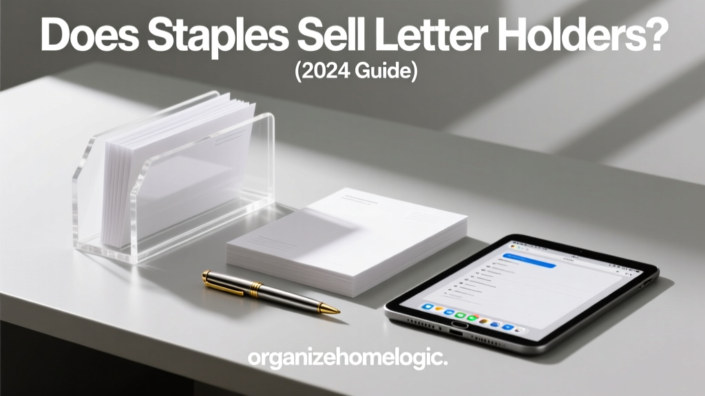 Does Staples Sell Letter Holders? (2024 Guide)