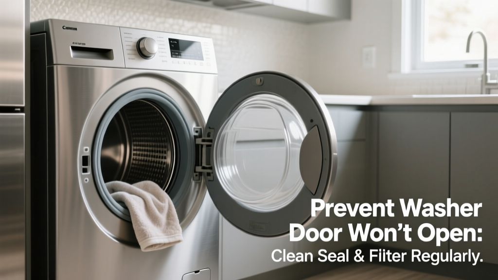 How to Prevent Washer Door Won’t Open Issues