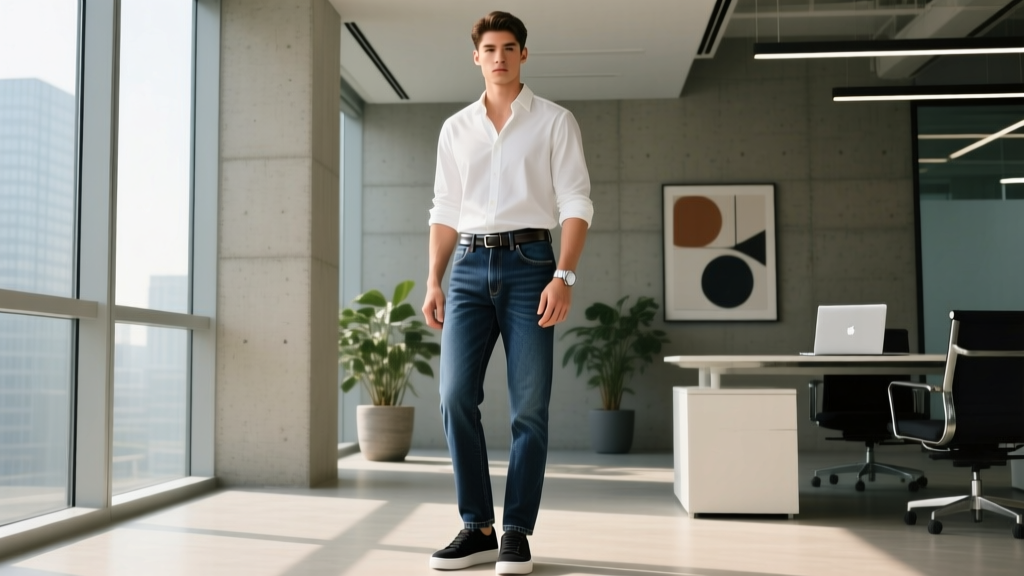 How to Style Dark Jeans for Business Casual (2024 Guide)