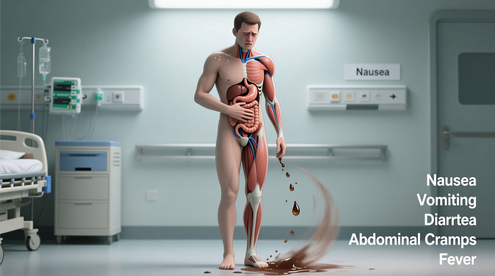 what are symptoms of food poisoning