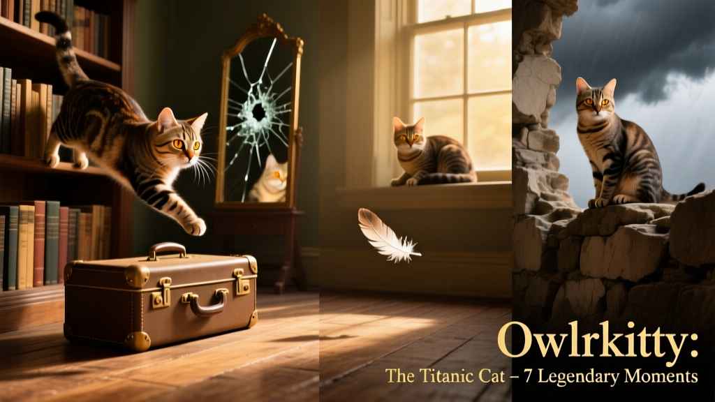 OwlKitty the 'Titanic' Cat: The 7 Best Moments From the Feline-Focused Trailer