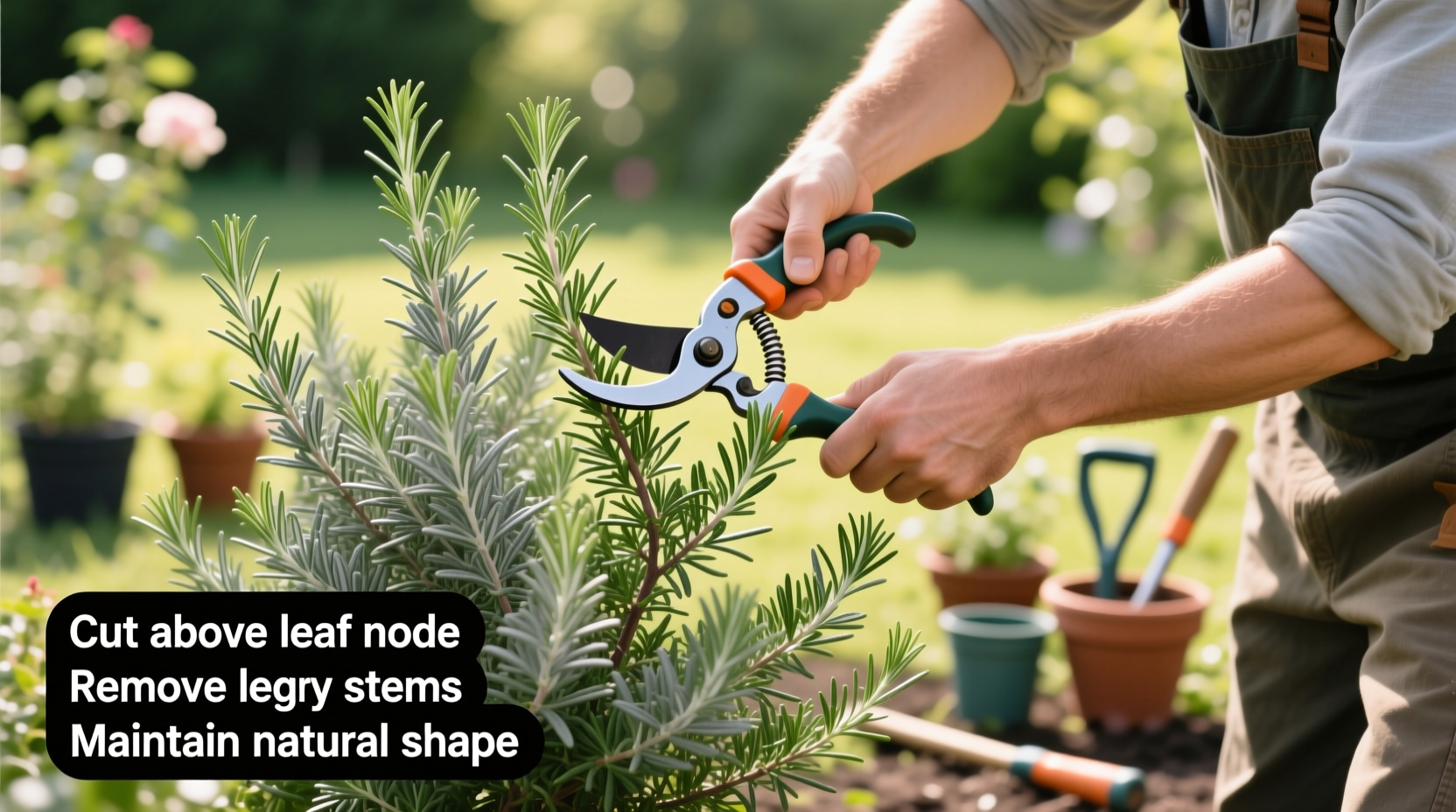 Trim Rosemary: 5 Steps to Healthy Growth | TheHomeSprouts