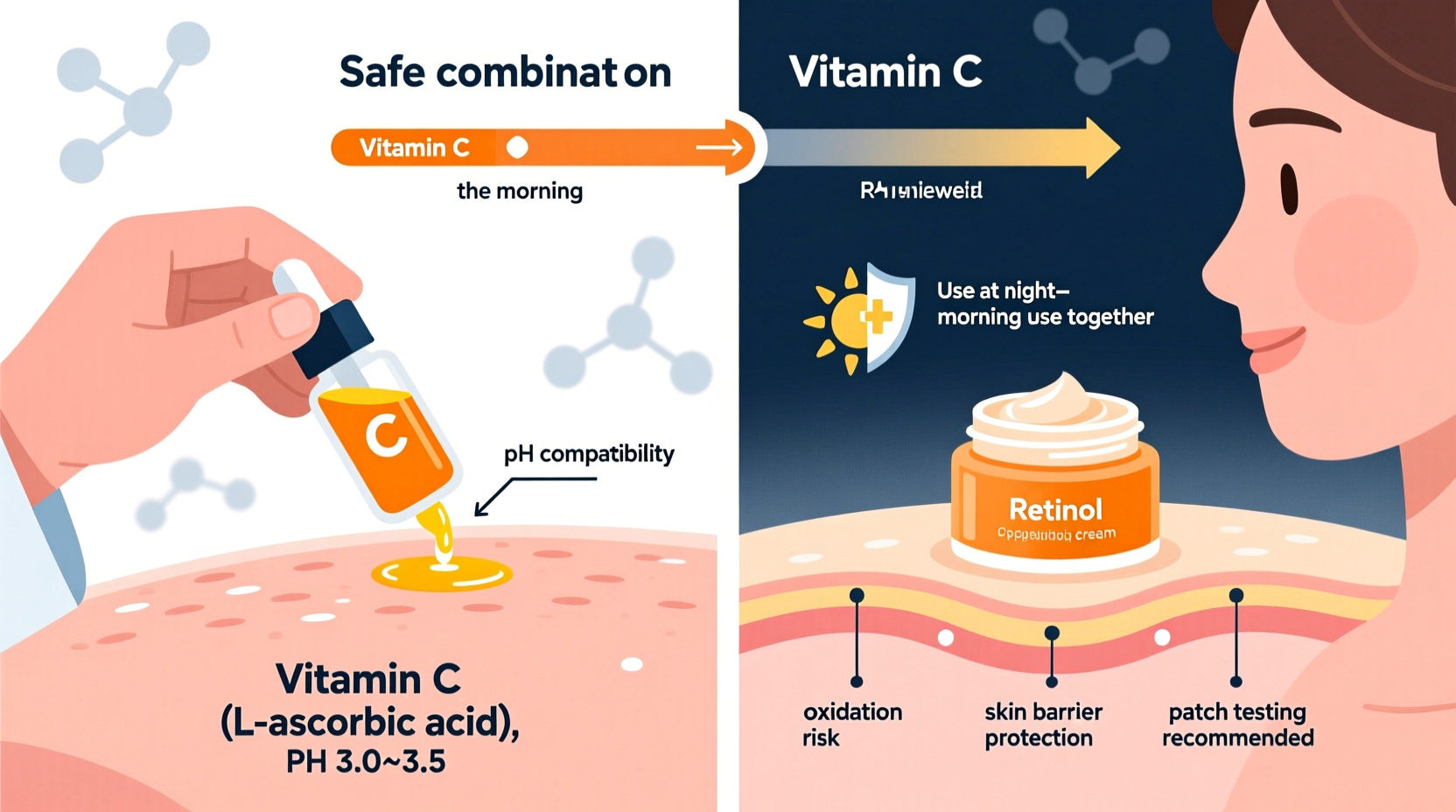 can you use retinol with vitamin c combining skincare actives safely
