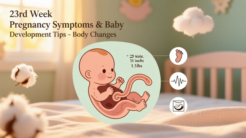 23rd Week Pregnancy: Symptoms, Baby Development, Body Changes & Evidence-Based Care Tips