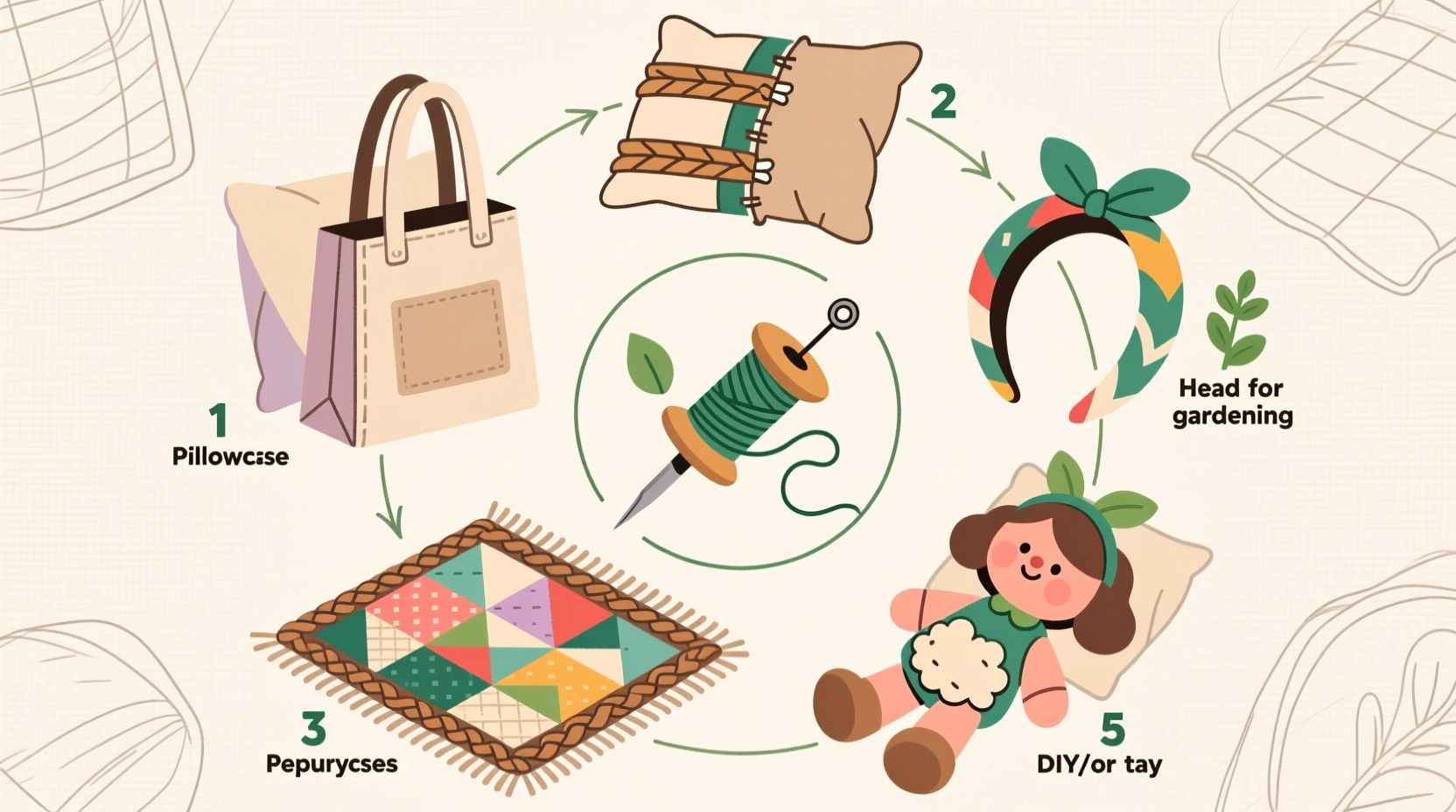 ways to repurpose old pillowcases