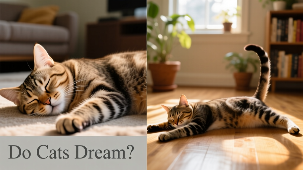 Side-by-side comparison showing calm REM sleep twitching versus abnormal stiffening during sleep