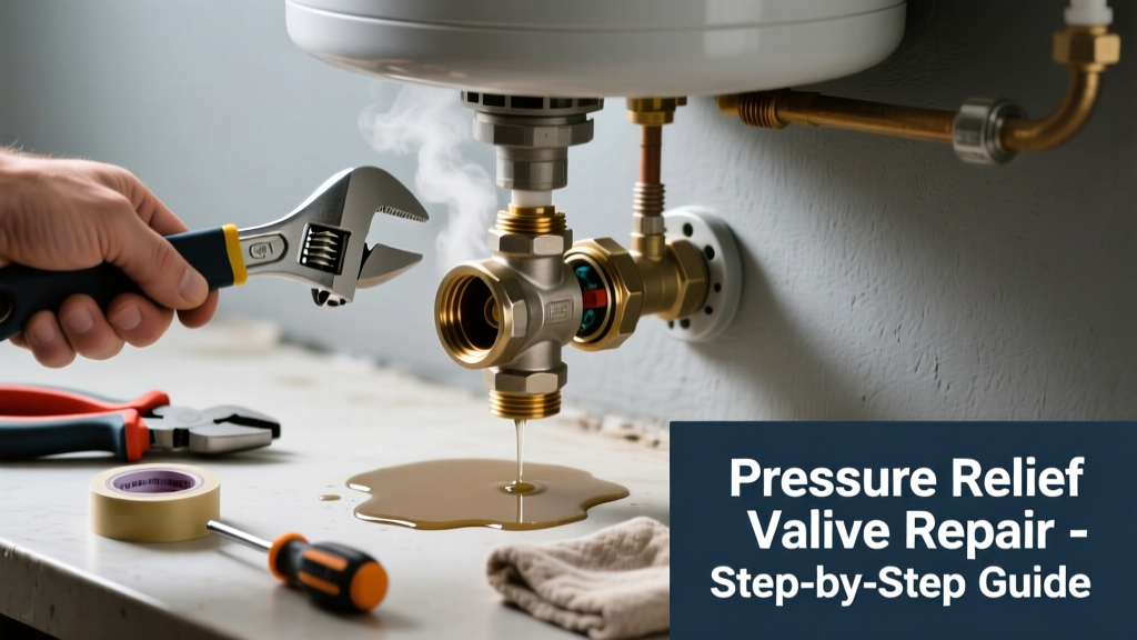 Fixing a Leaking, Noisy Water Heater Pressure Relief Valve