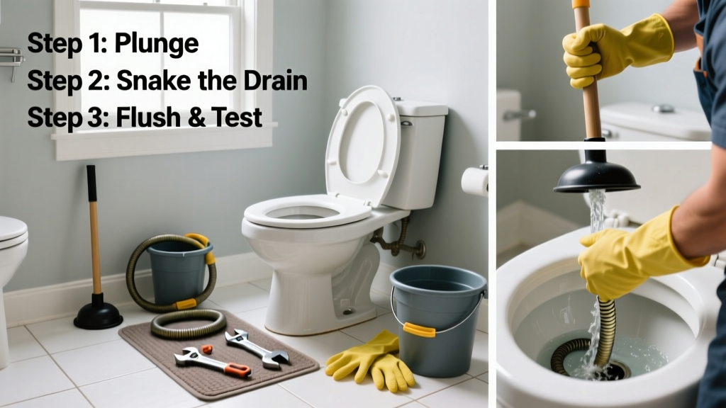 How to Fix a Clogged Toilet: Step-by-Step Repair Guide
