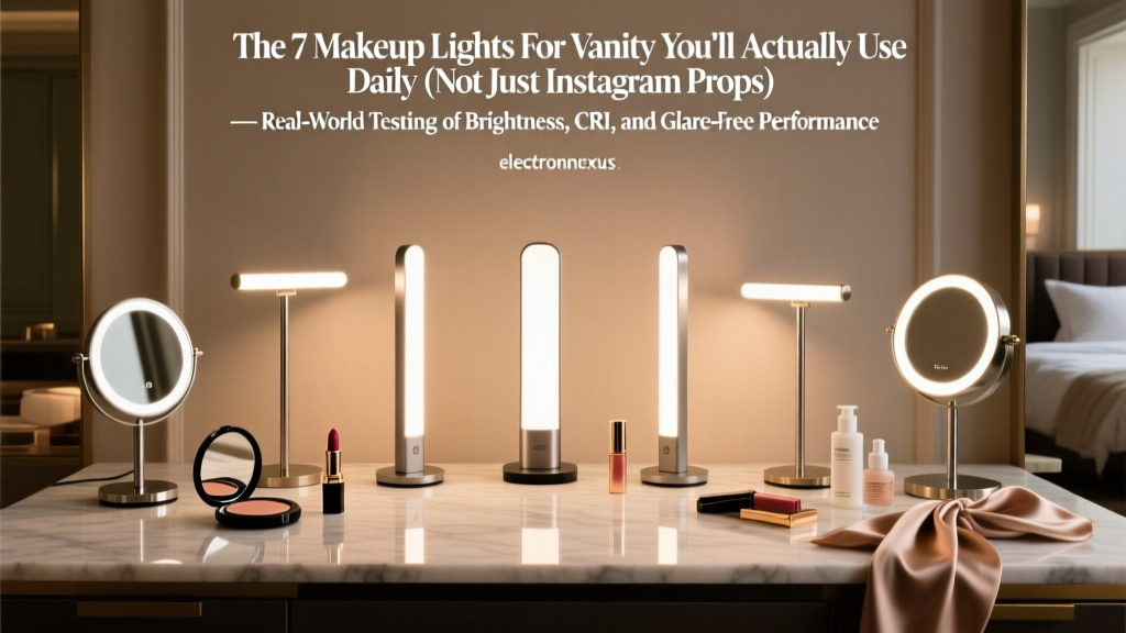 The 7 Makeup Lights For Vanity You’ll Actually Use Daily (Not Just Instagram Props) — Real-World Testing of Brightness, CRI, and Glare-Free Performance