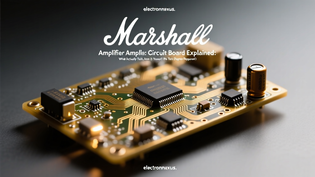 Marshall Amplifier Circuit Board Explained: What Actually Fails, How to Diagnose It Yourself (No Tech Degree Required)