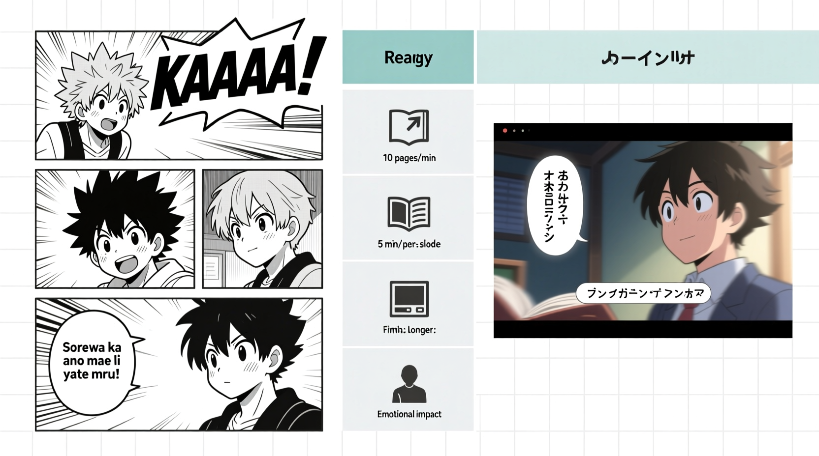 is manga reading faster than watching anime adaptation pros and cons