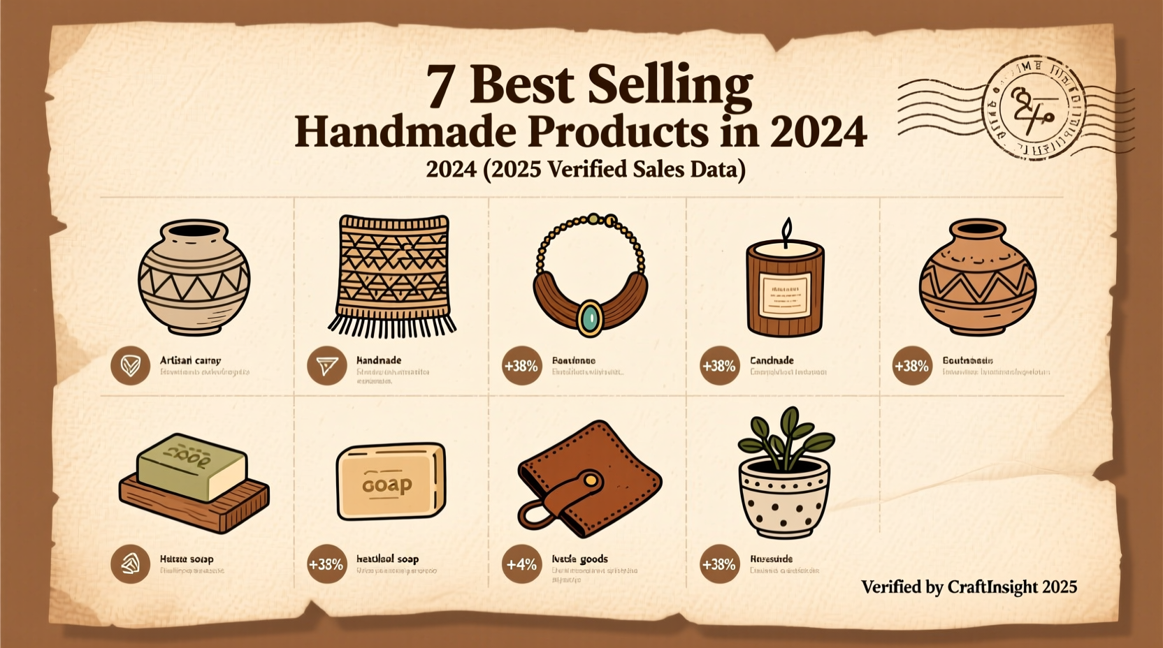 best selling handmade products