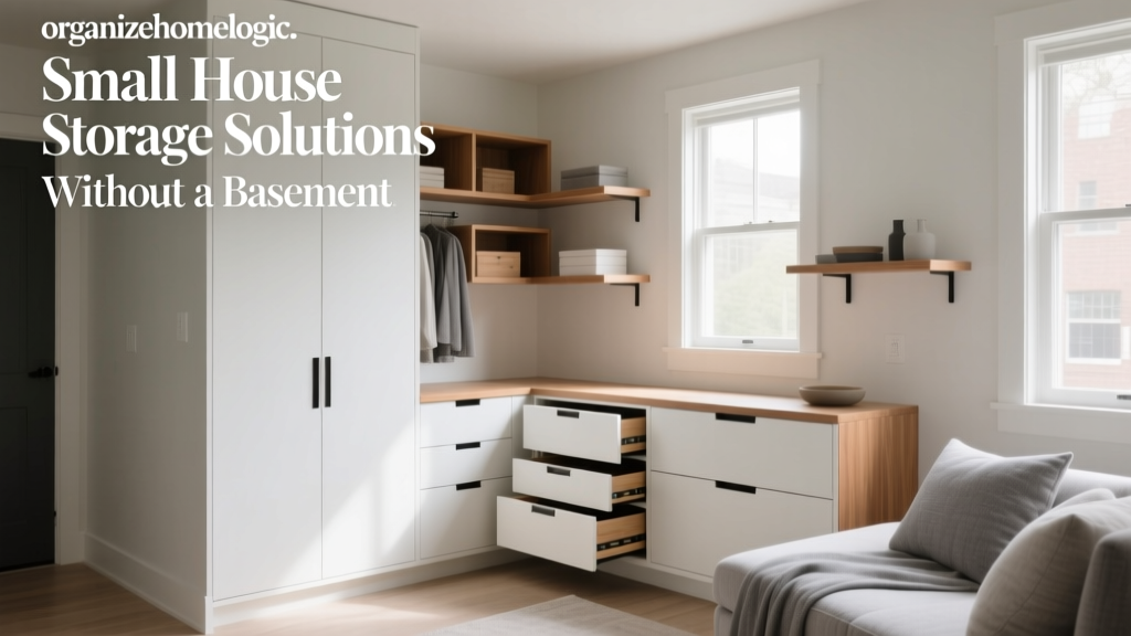 Small House Storage Solutions Without a Basement