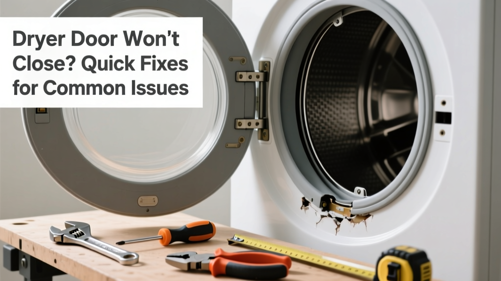 Dryer Door Won’t Close: Quick Fixes for Common Issues