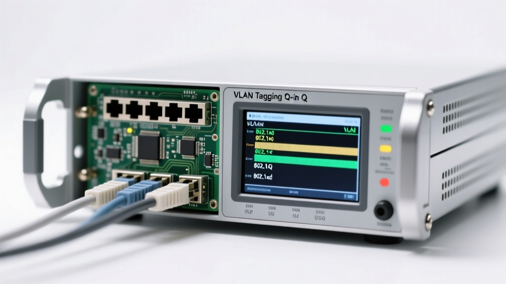 VLAN Tagging & Q-in-Q Testing: 802.1Q/802.1ad Frame Inspecti